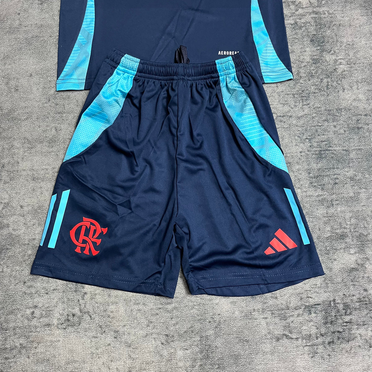 Kit Infantil Flamengo Treino 25/26 - Azul
