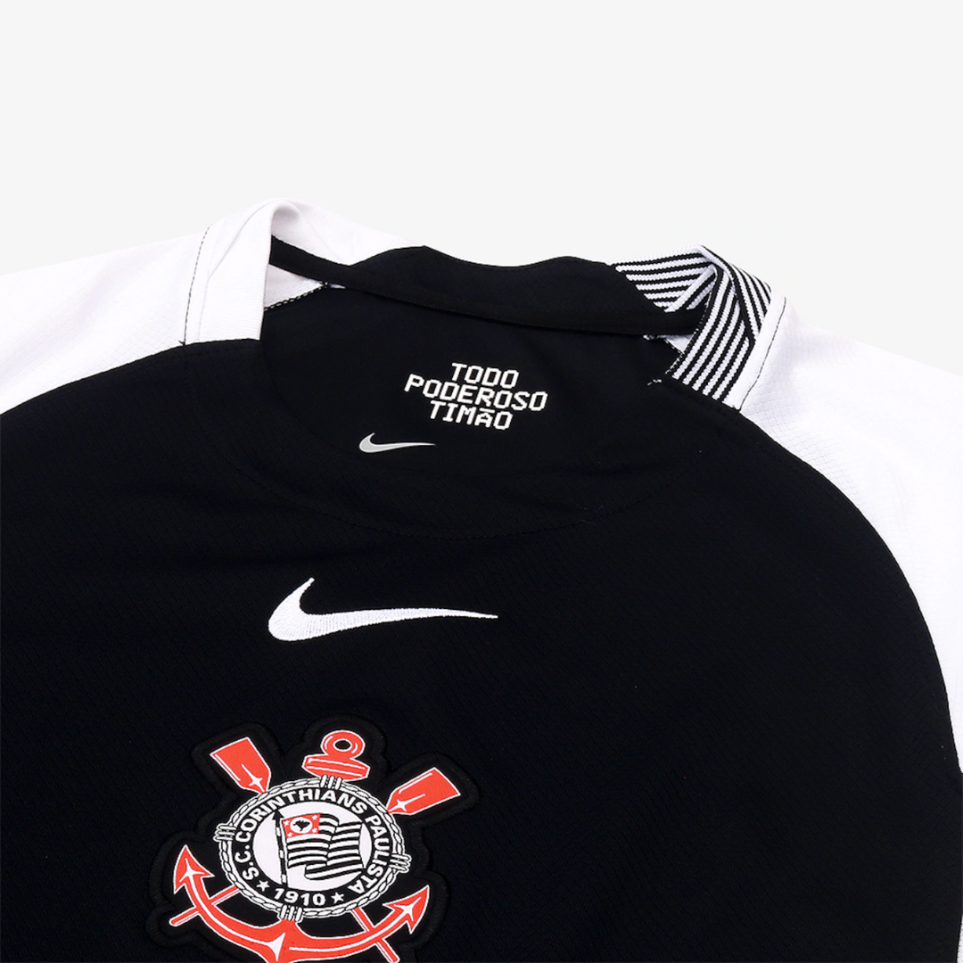 Kit Infantil Corinthians Away 25/26 - Preto