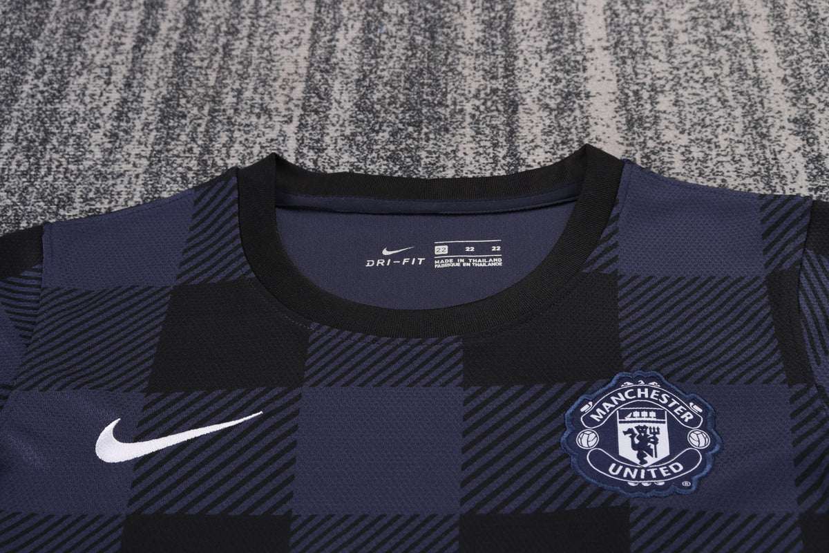 Kit infantil Manchester United RetrƓ Third 13/14 - Azul Escuro
