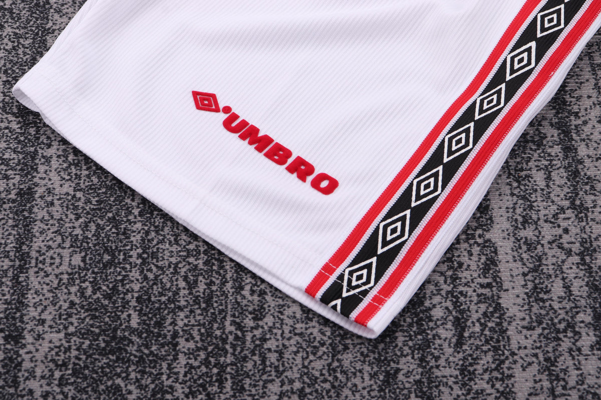 Kit infantil Manchester United RetrƓ Away 98/99 - Branco