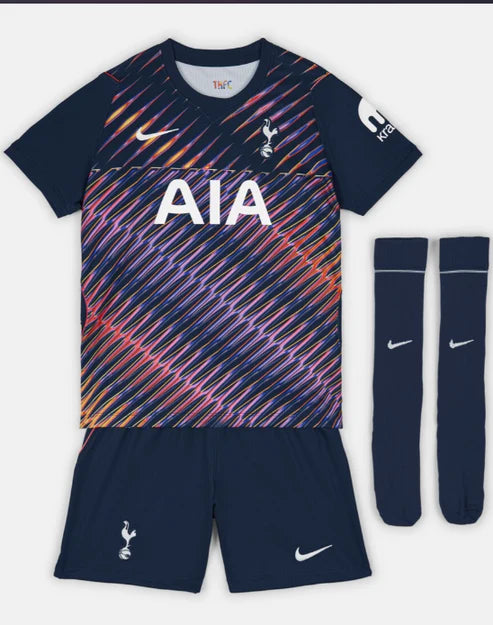 Kit Infantil Tottenham Away 26/27 - Azul e Laranja