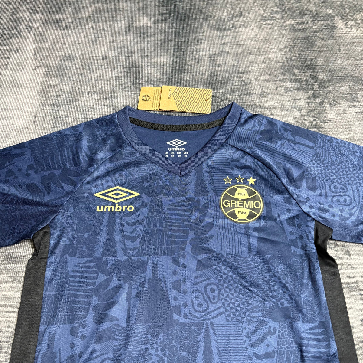 Kit Infantil Grêmio Third 25/26 - Azul Escuro