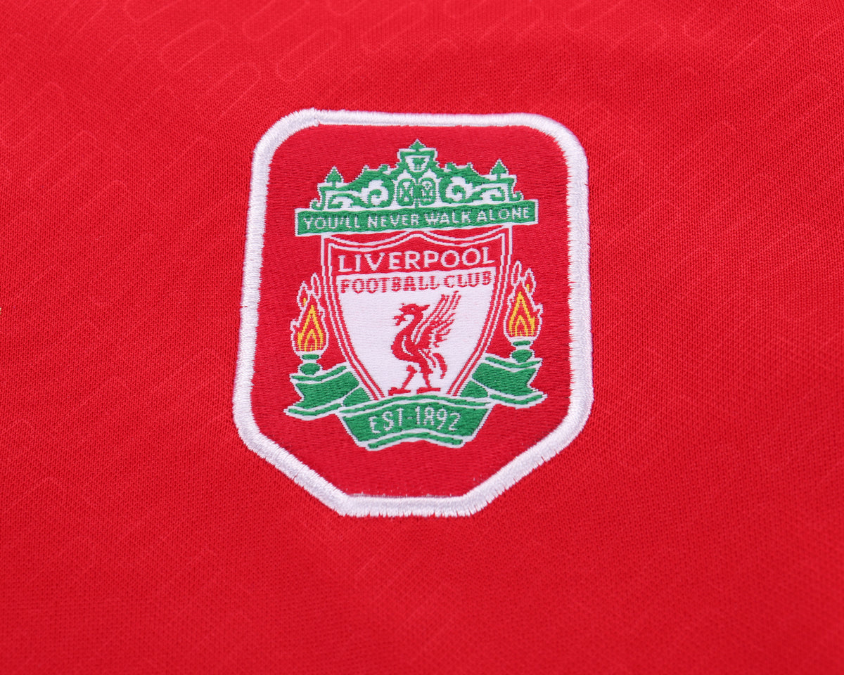 Kit Infantil Liverpool Home Retrô 05/06 Reebok - Vermelha