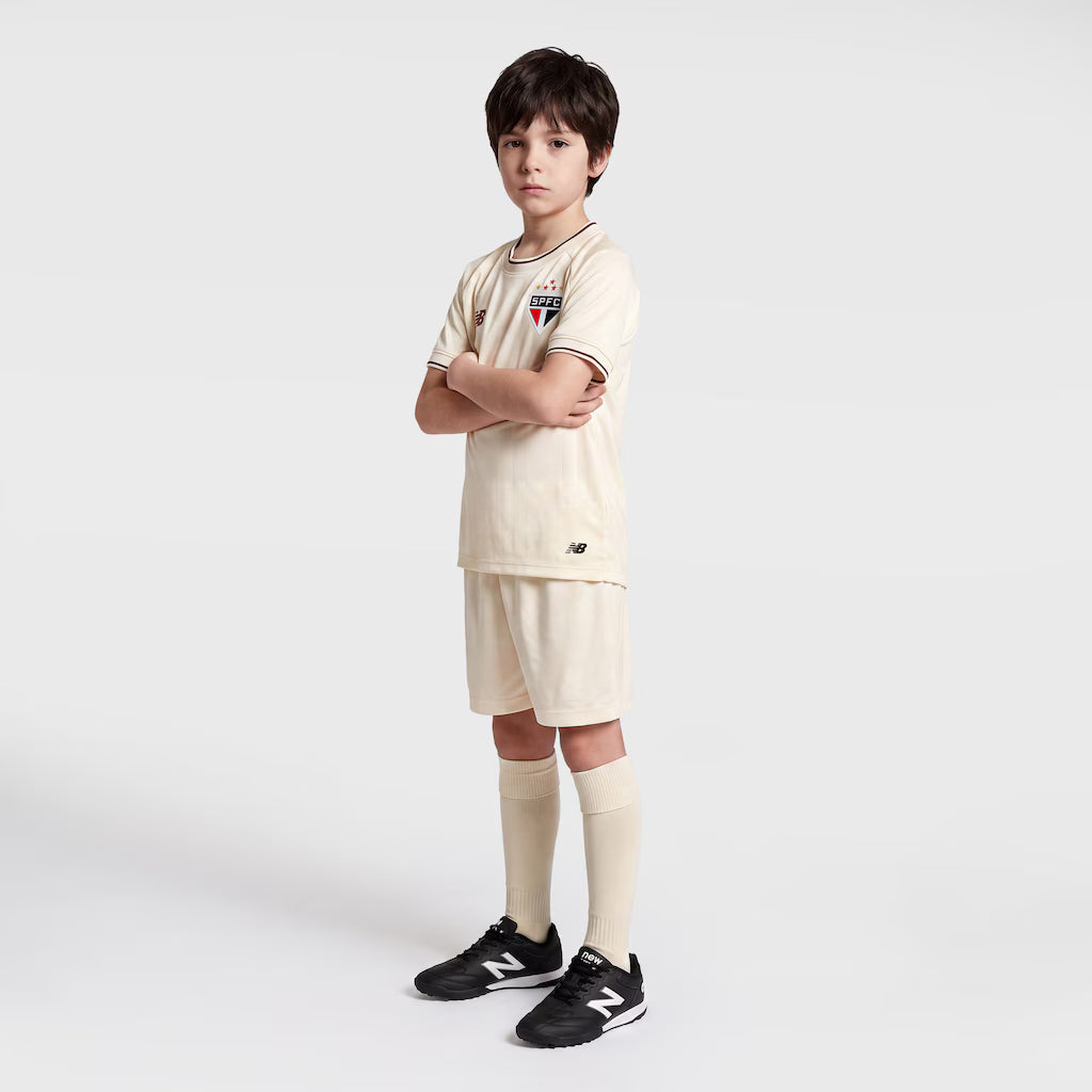 Kit Infantil São Paulo Third 26/27 - Bege
