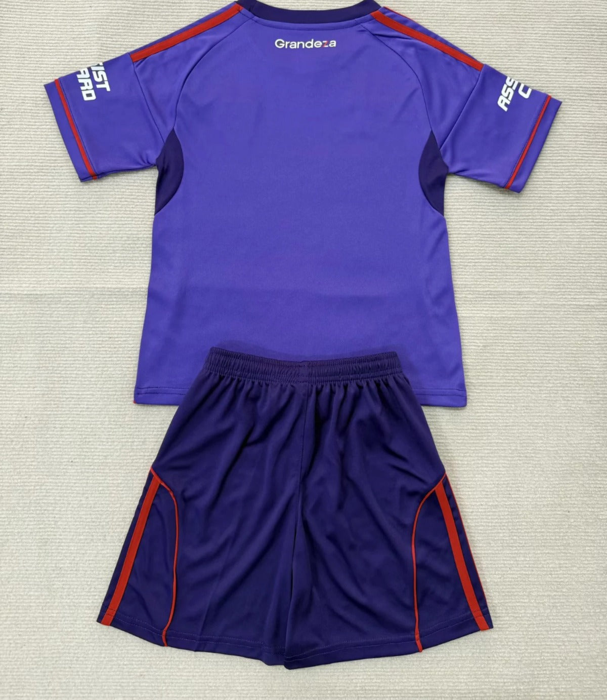 Kit Infantil River Plate Third 26/27 - Roxa e Vermelha