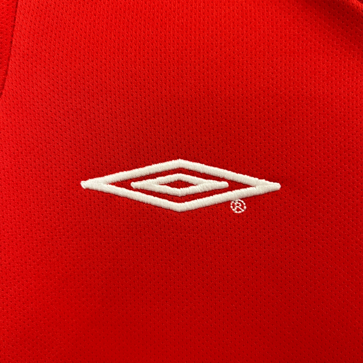 Kit infantil Manchester United RetrƓ Home 2000 - Vermelho