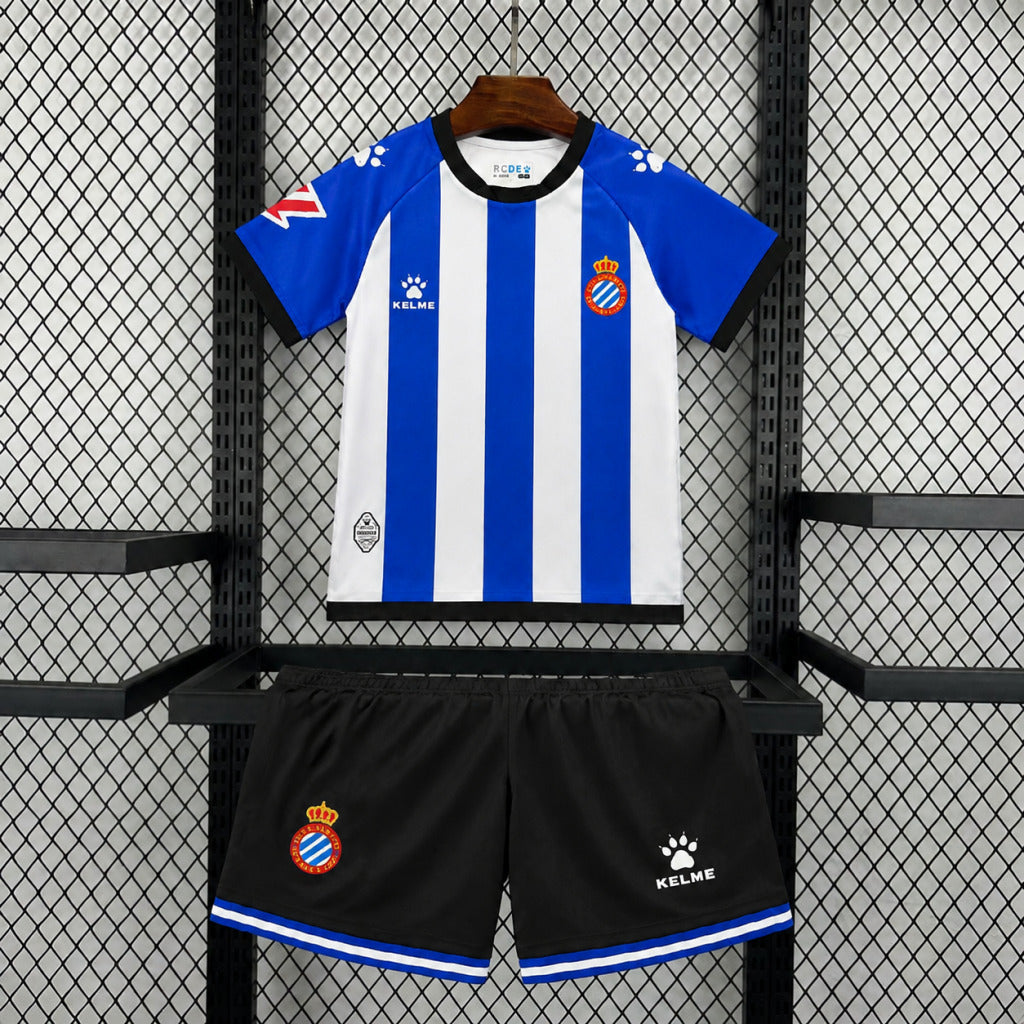 Kit Infantil Espanyol Home 26/27 - Azul e Branca