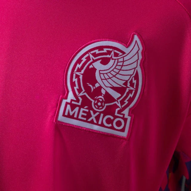 Kit Infantil México Goleiro 26/27 - Rosa