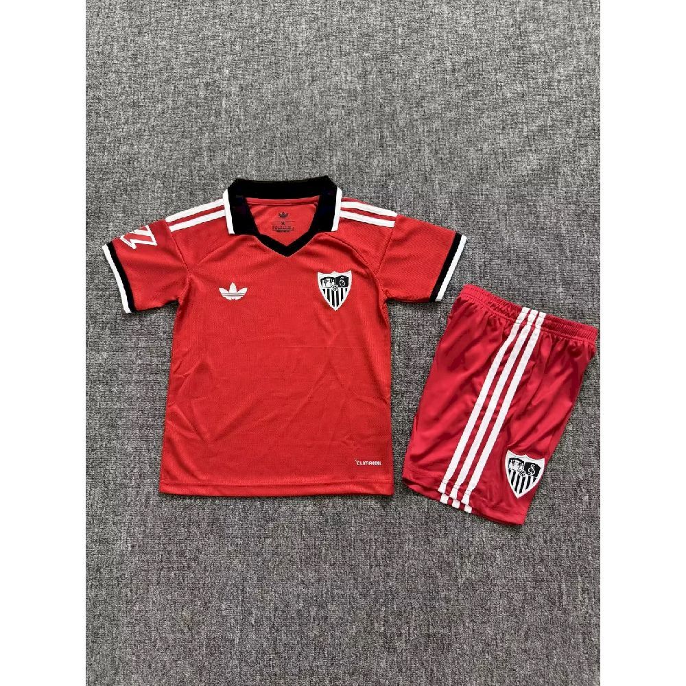 Kit Infantil Sevilla Away 26/27 - Vermelha