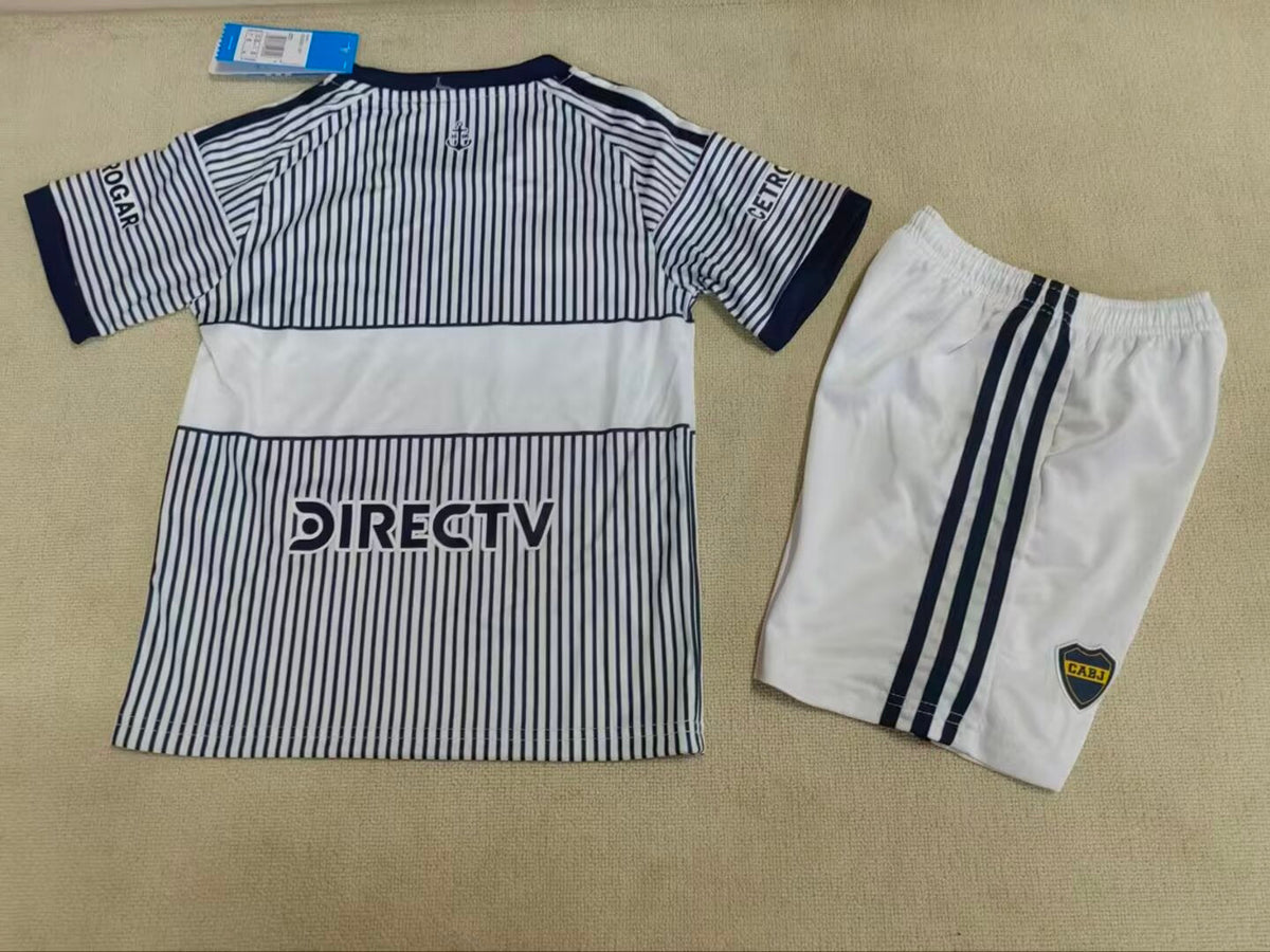 Kit Infantil Boca JRS Away 26/27 - Branca