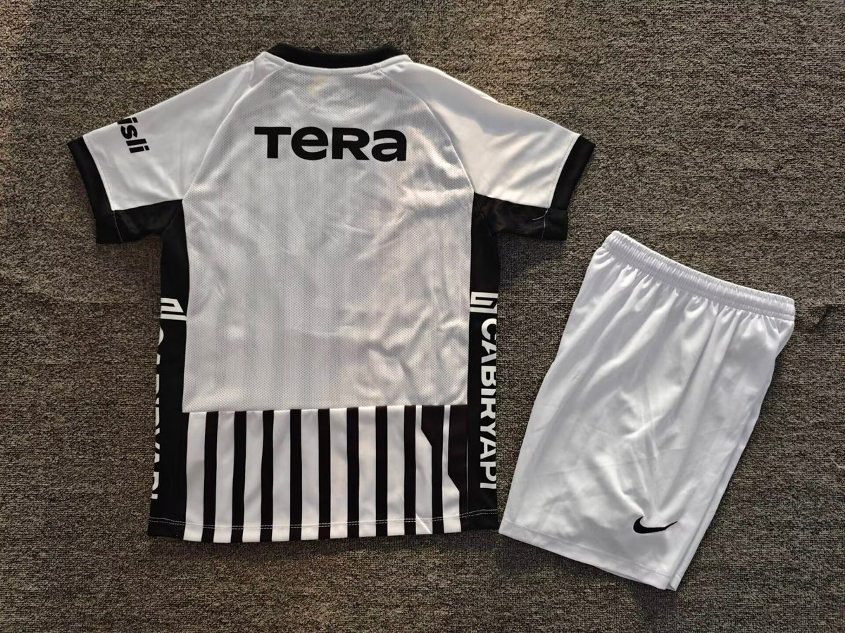 Kit Infantil Besiktas Away 26/27 - Branca e Preta