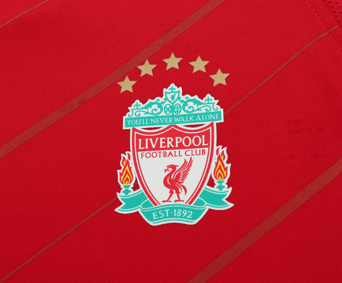 Kit Infantil Liverpool Home Retrô 04/05 Reebok - Vermelho
