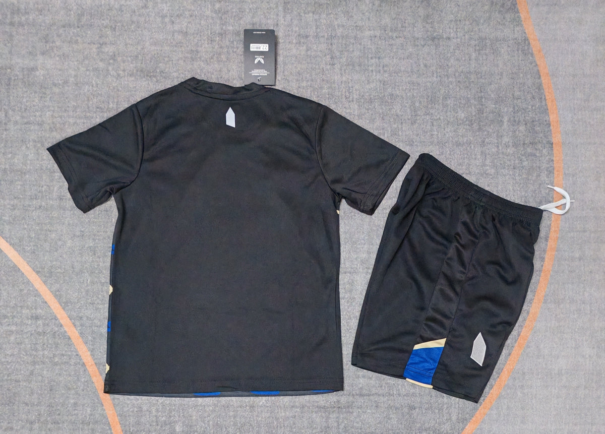 Kit Infantil Everton Away 25/26 Castore - Preto