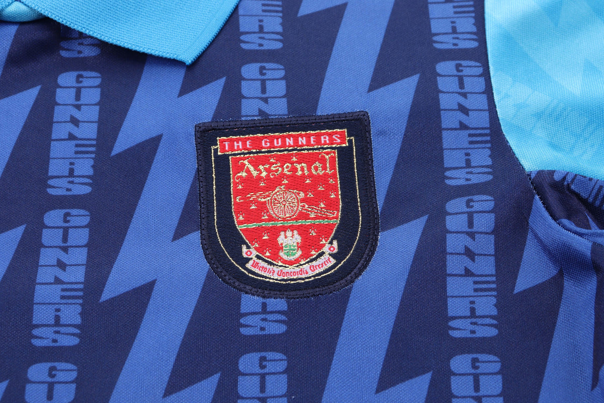 Kit Infantil Arsenal Away RetrƓ 94/95 - Azul