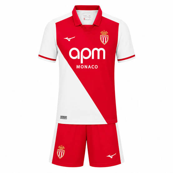 Kit Infantil Monaco Home 26/27 - Vermelho e Branco