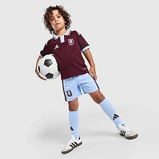 Kit Infantil Aston Villa Home 26/27 - Vermelho Vinho