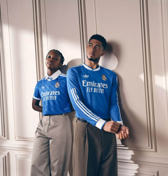 Terceira camisa do Real Madrid 2025-2026 traz inspiração nas arquibancadas do Santiago Bernabéu