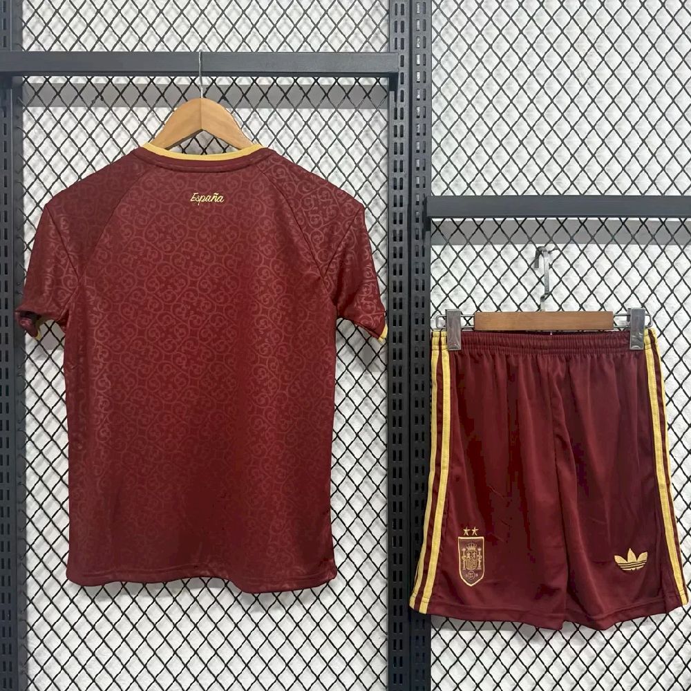 Kit Infantil Espanha Edição Especial 26/27 Adidas Unissex - Vermelho