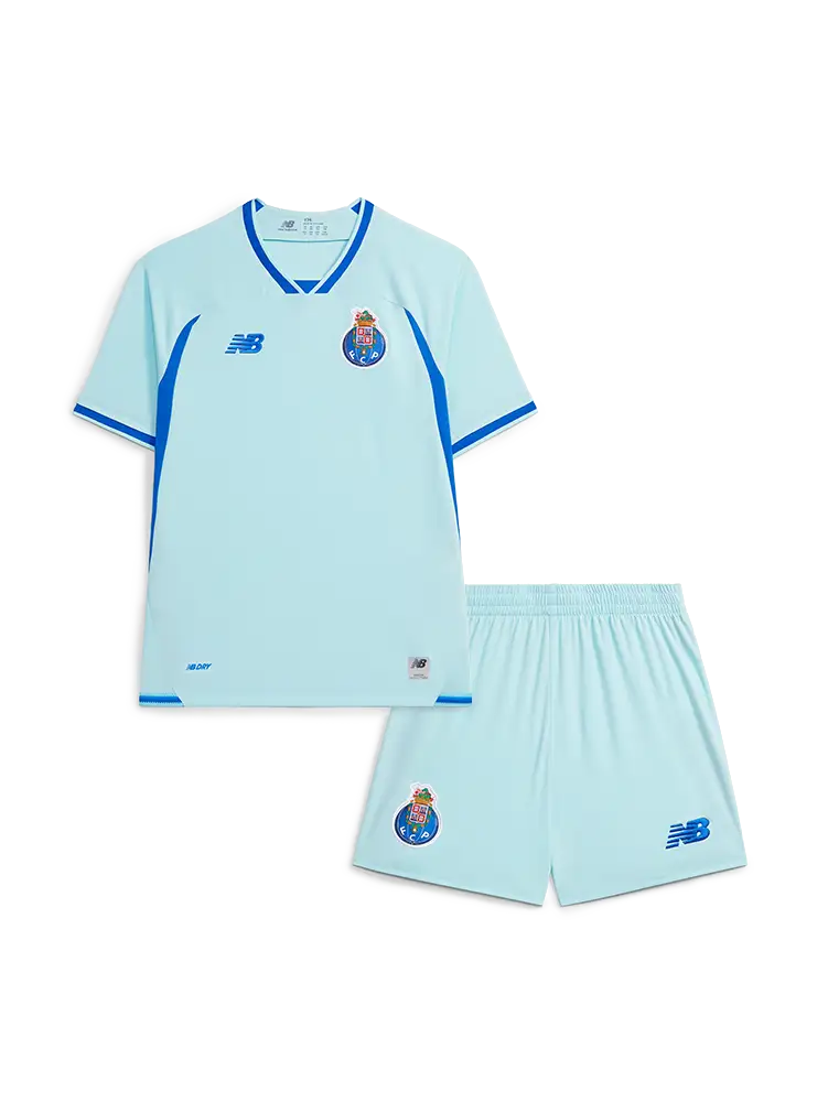 Kit Infantil Porto Third 26/27  - Azul Claro
