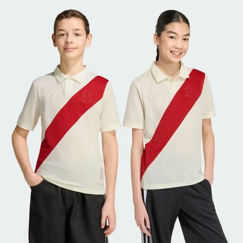 Kit Infantil River Plate 125 Anos 26/27 - Bege e Vermelho