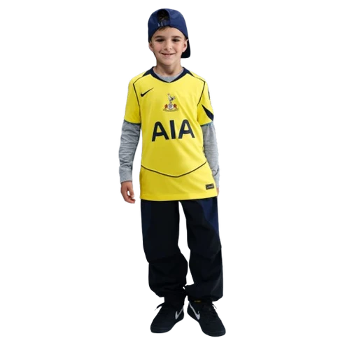 Kit Infantil Tottenham Third 25/26 - Amarelo