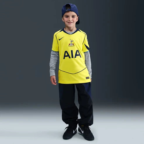 Kit Infantil Tottenham Third 25/26 - Amarelo