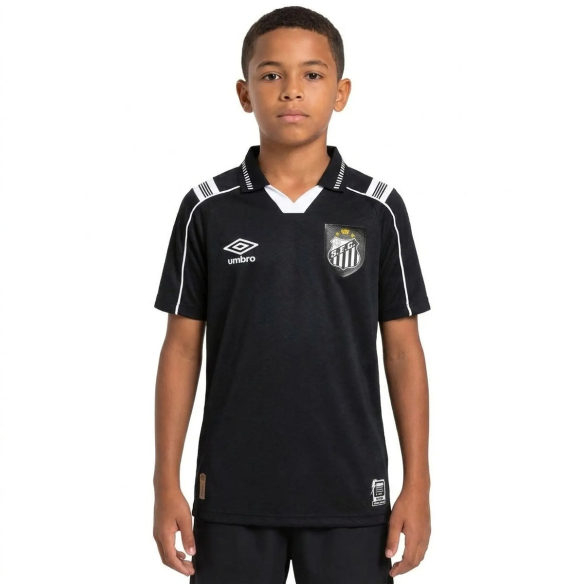 Kit Infantil Santos Third 26/27 - Preta
