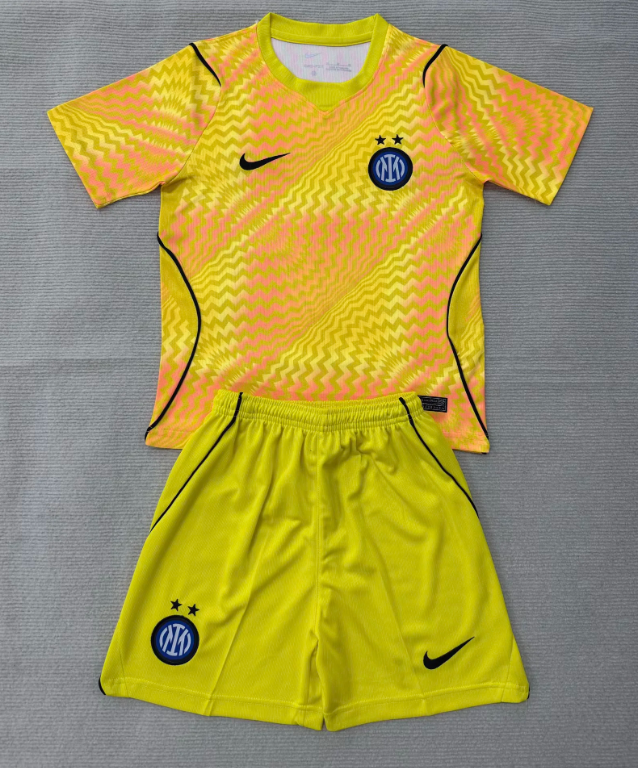 Kit Infantil Inter de Milão Goleiro 26/27  - Amarela
