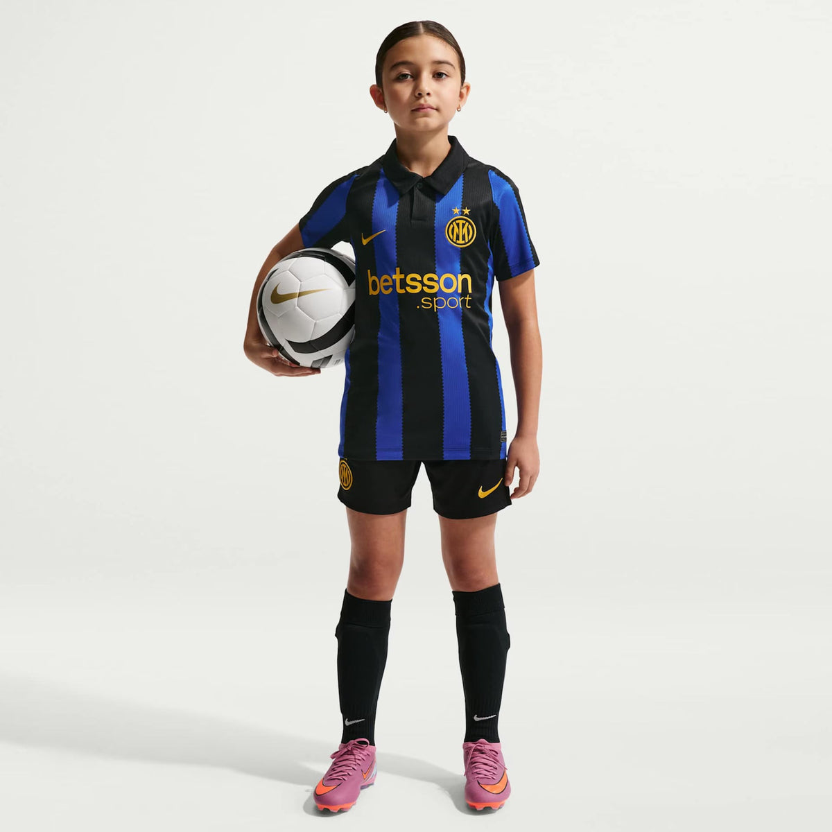 Kit Infantil Inter de Milão Home 26/27  - Azul  e Preto