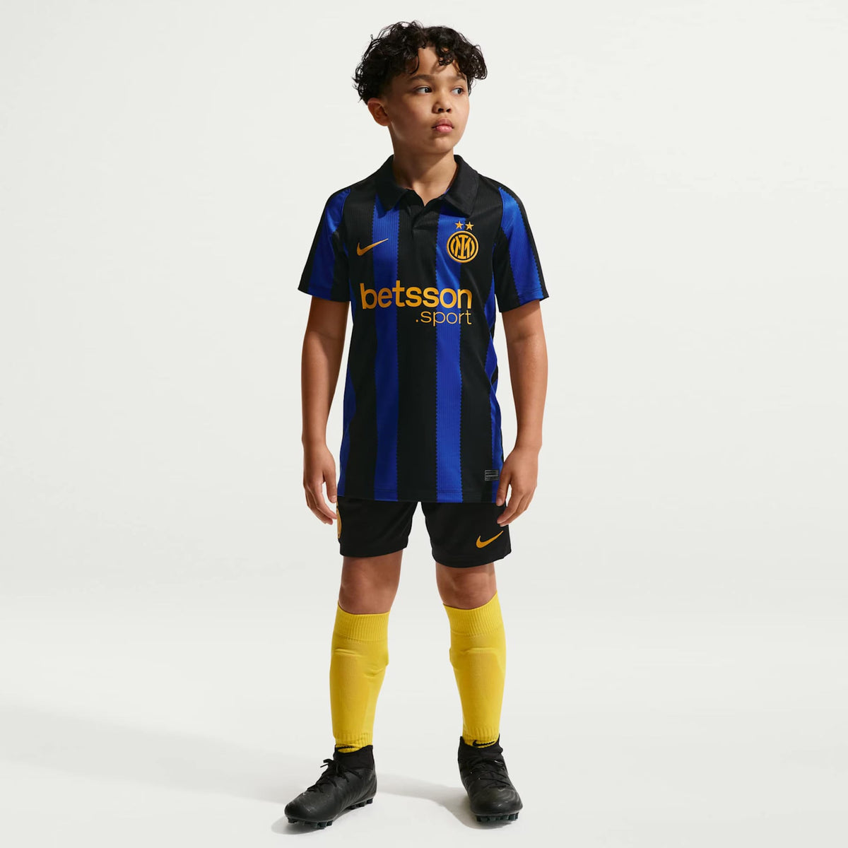 Kit Infantil Inter de Milão Home 26/27  - Azul  e Preto