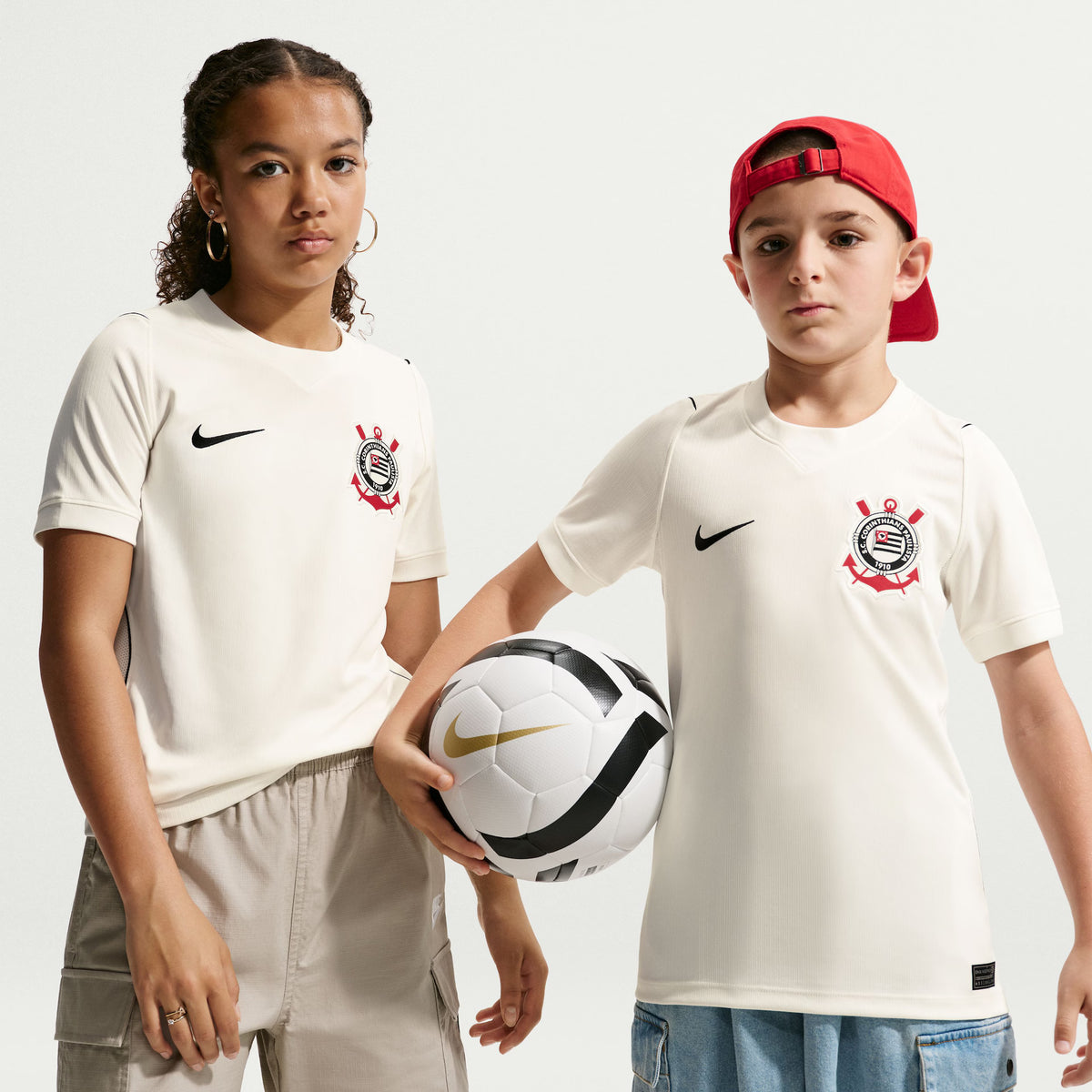 Kit Infantil Corinthians Home 26/27 - Branco