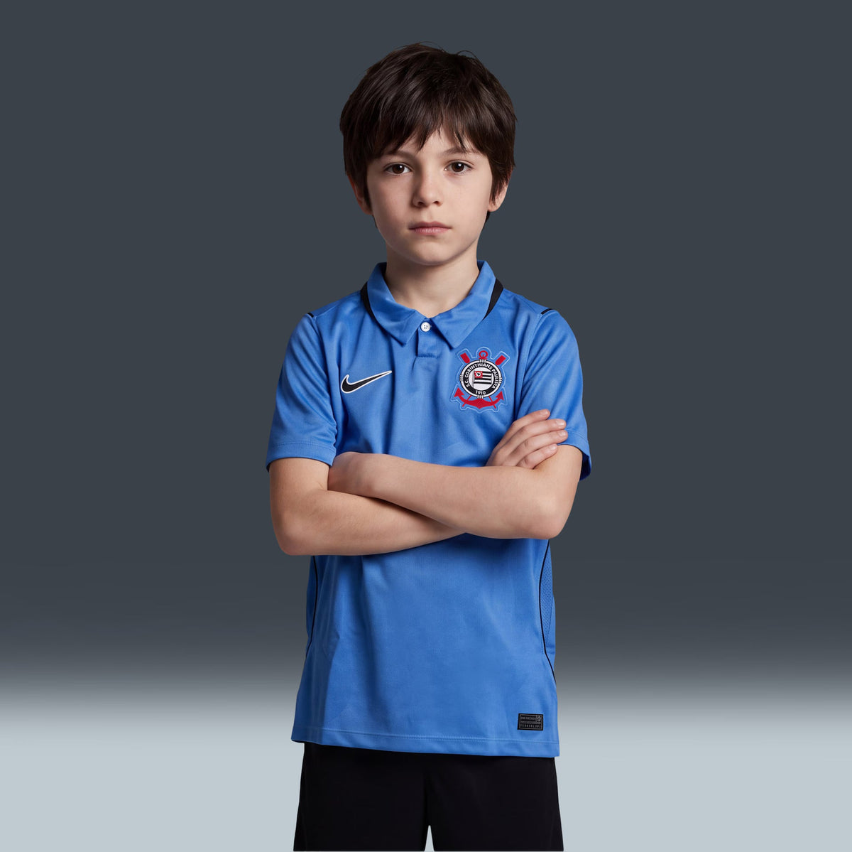 Kit Infantil Corinthians Third 26/27 - Azul