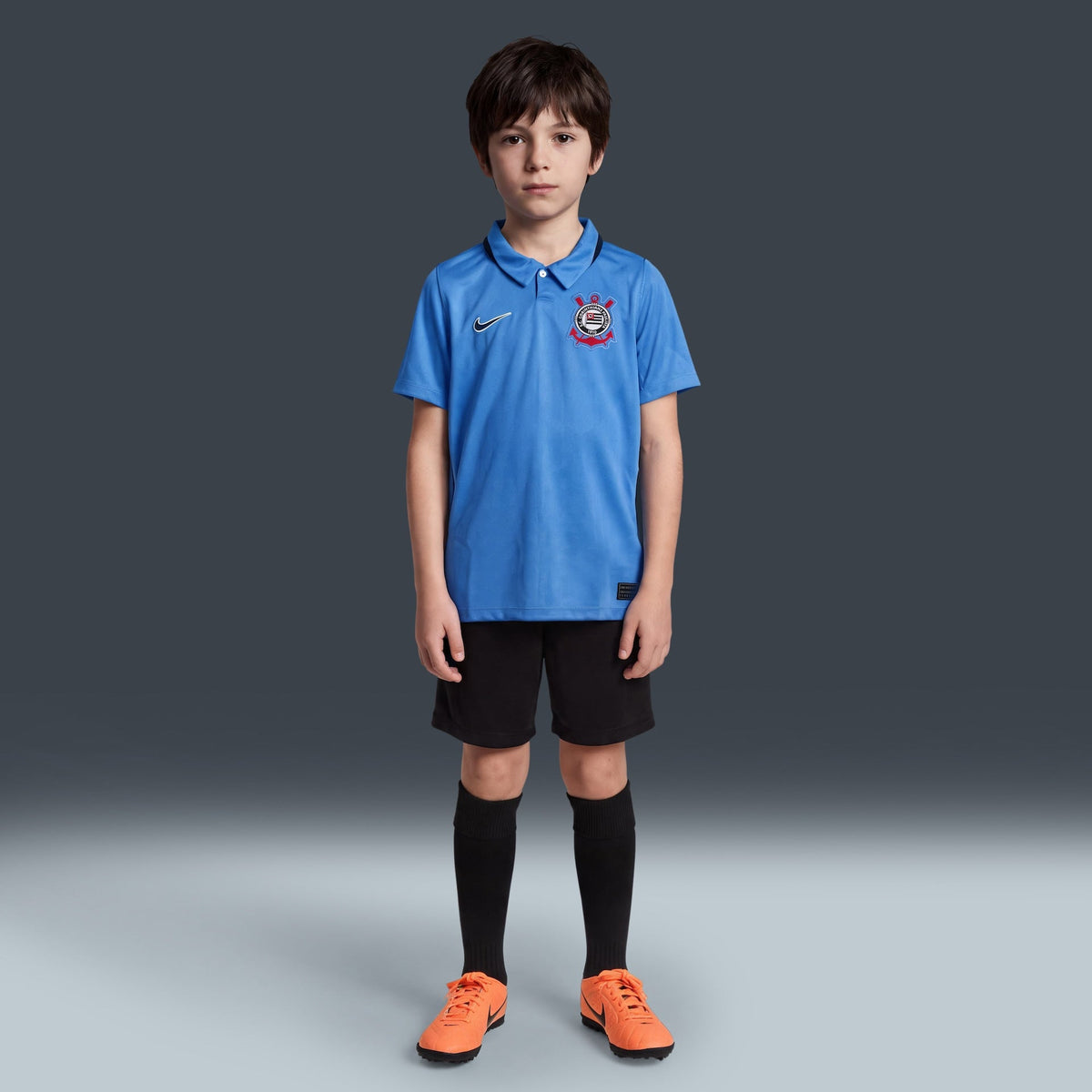Kit Infantil Corinthians Third 26/27 - Azul