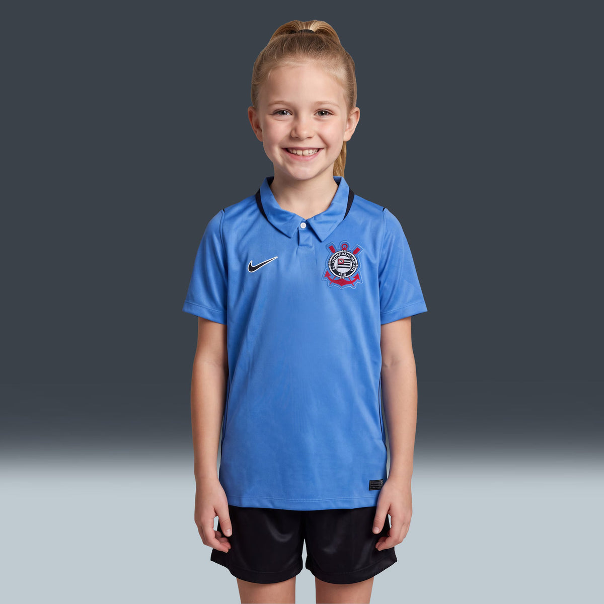 Kit Infantil Corinthians Third 26/27 - Azul
