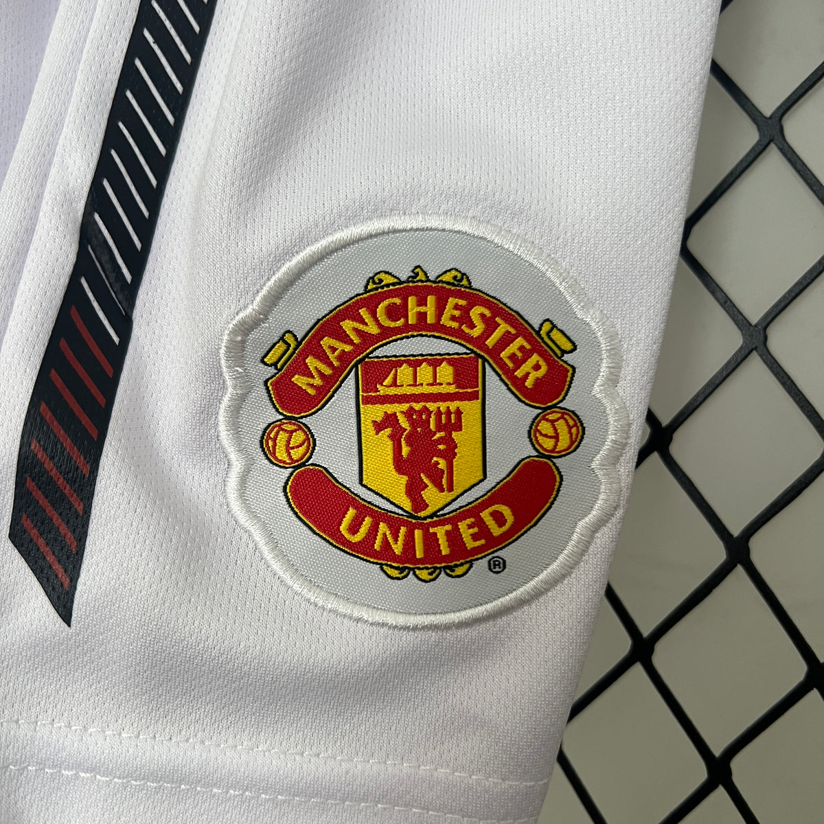 Kit infantil Manchester United Retrô Home 2010  - Vermelho