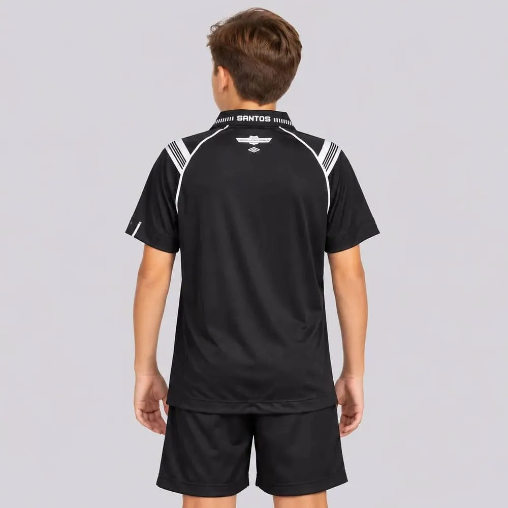 Kit Infantil Santos Third 26/27 - Preta