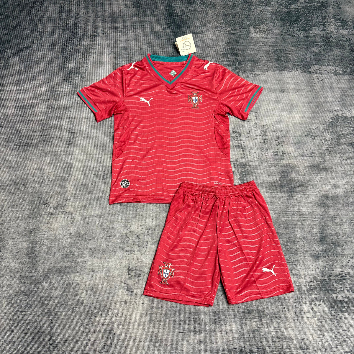 Kit Infantil Portugal Home 26/27  - Vermelha