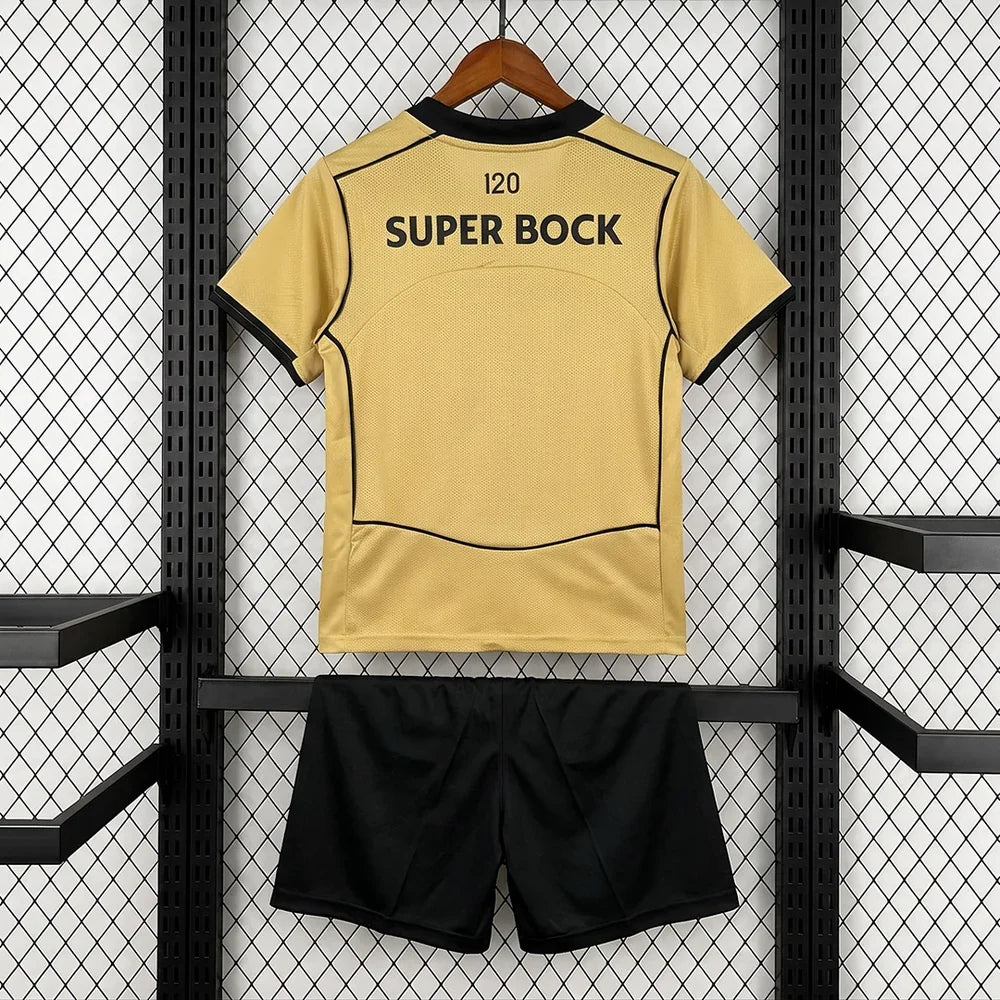 Kit Infantil Sporting Away 26/27 - Dourado