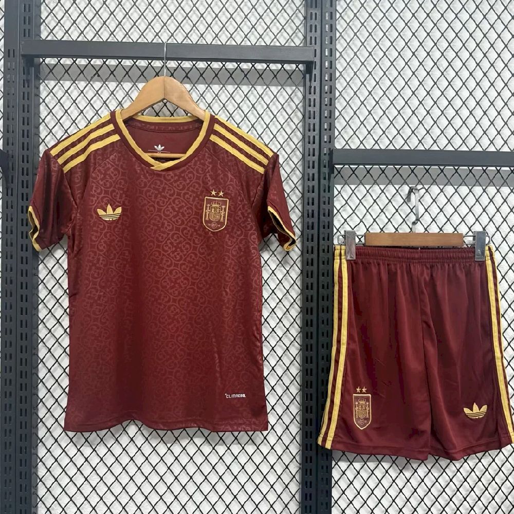 Kit Infantil Espanha Edição Especial 26/27 Adidas Unissex - Vermelho