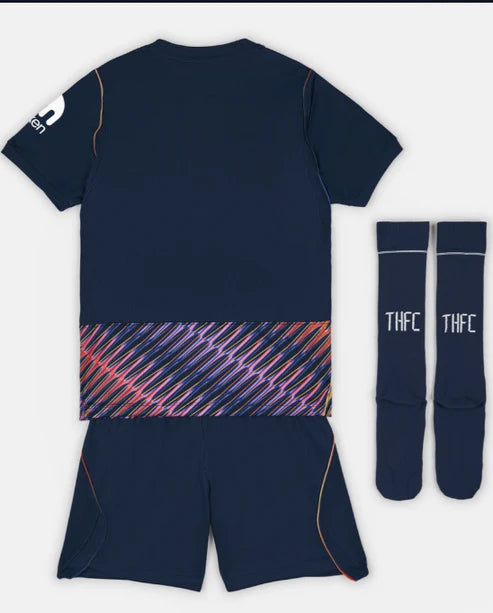 Kit Infantil Tottenham Away 26/27  - Azul e Laranja