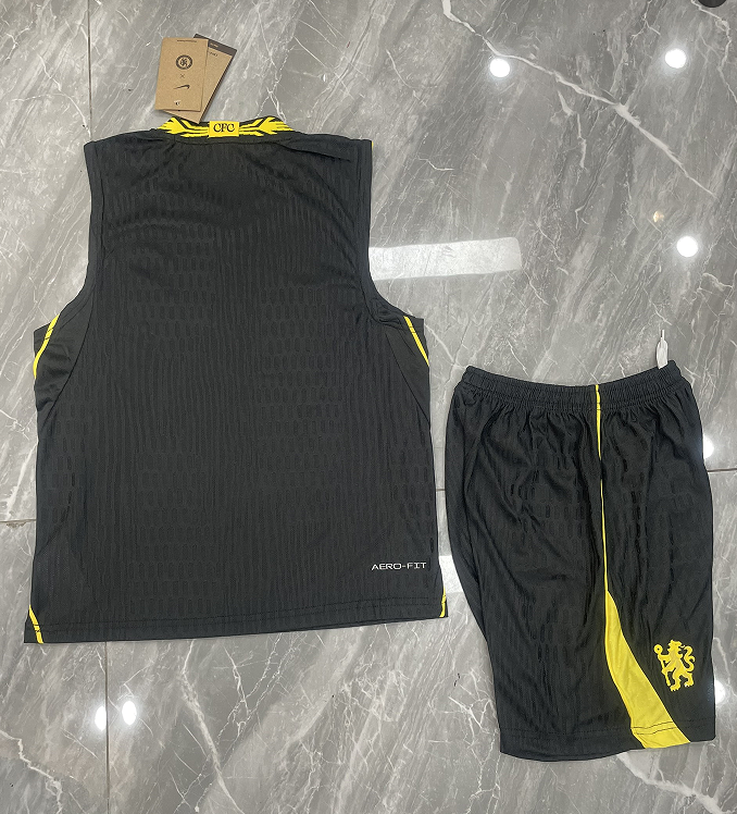 Kit Infantil Regata Chelsea Away 26/27 - Preto