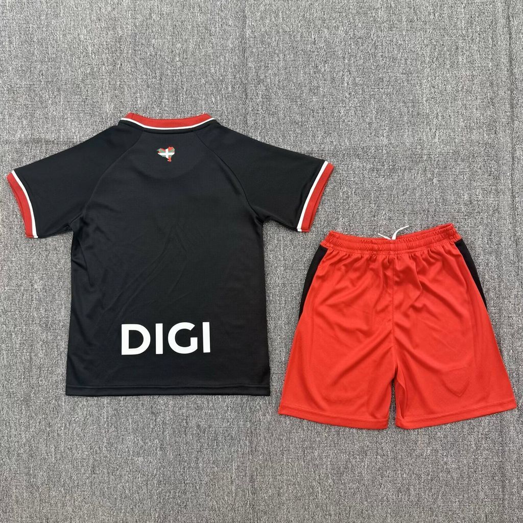 Kit Infantil Athletic Bilbao Away 26/27  - Preto