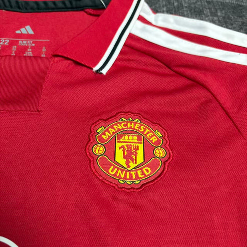 Kit infantil Manchester United Home 26/27  - Vermelho