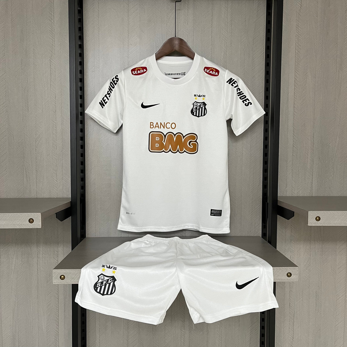 Kit Infantil Santos Home Retrô 11/12 - Branco