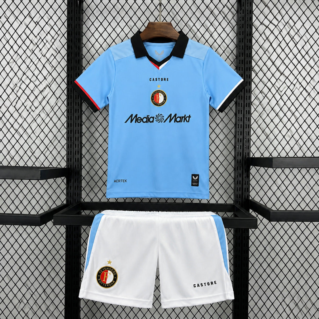 Kit Infantil Feyenoord Away 26/27 - Azul