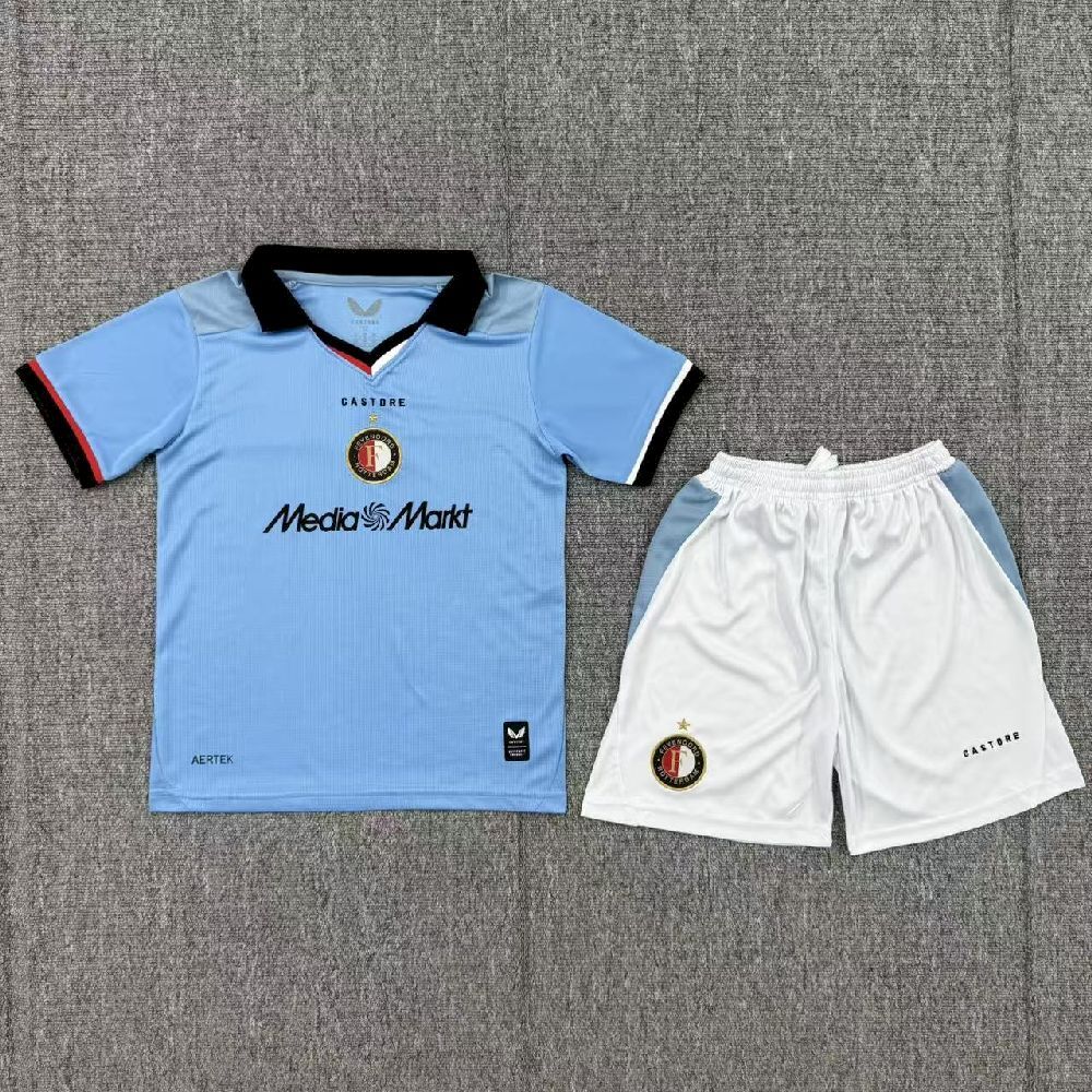 Kit Infantil Feyenoord Away 26/27 - Azul
