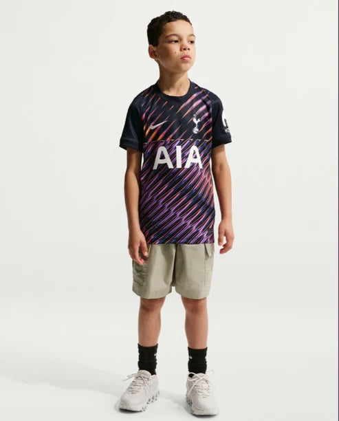 Kit Infantil Tottenham Away 26/27  - Azul e Laranja