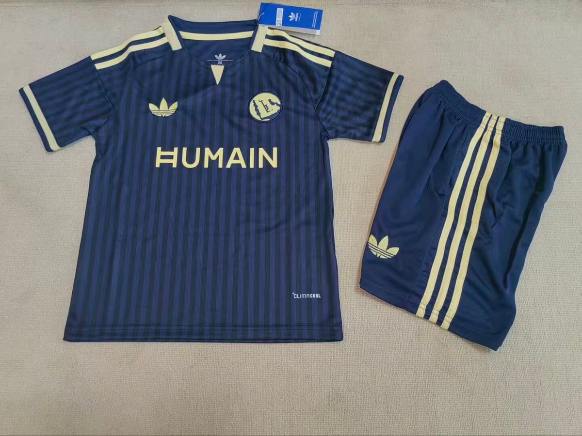 Kit Infantil Al Nassr Away 26/27  - Azul Escuro