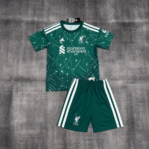 Kit Infantil Liverpool Goleiro 26/27  - Verde