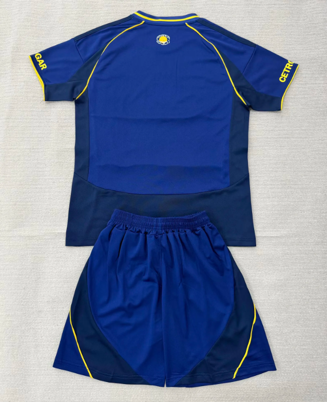 Kit Infantil Boca JRS Fourth 26/27  - Azul e Amarelo